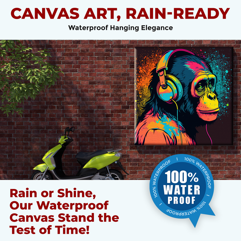 MODERN MONKEY DECOR CANVAS