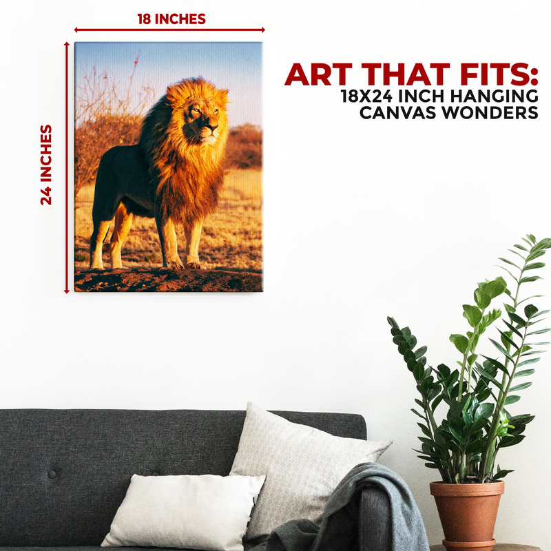 LION CANVAS DECOR