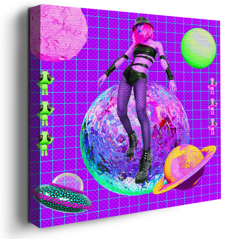 SPACE TRAVELLER DECOR CANVAS