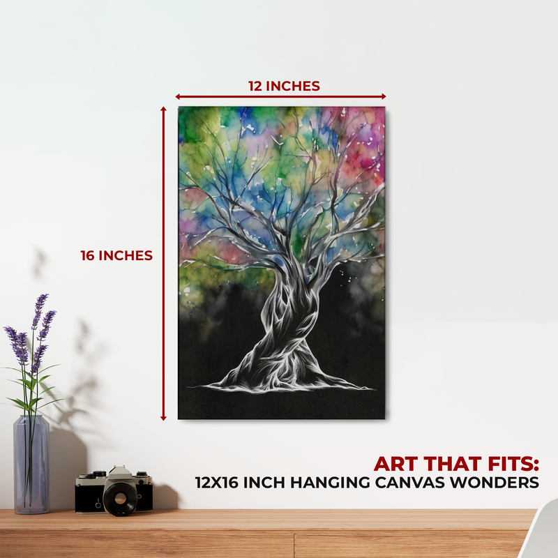 TWISTING LOVE TREE CANVAS