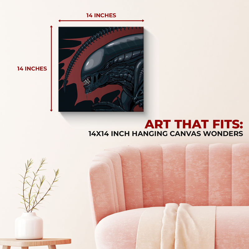 XENOMORPH WALL CANVAS DECOR