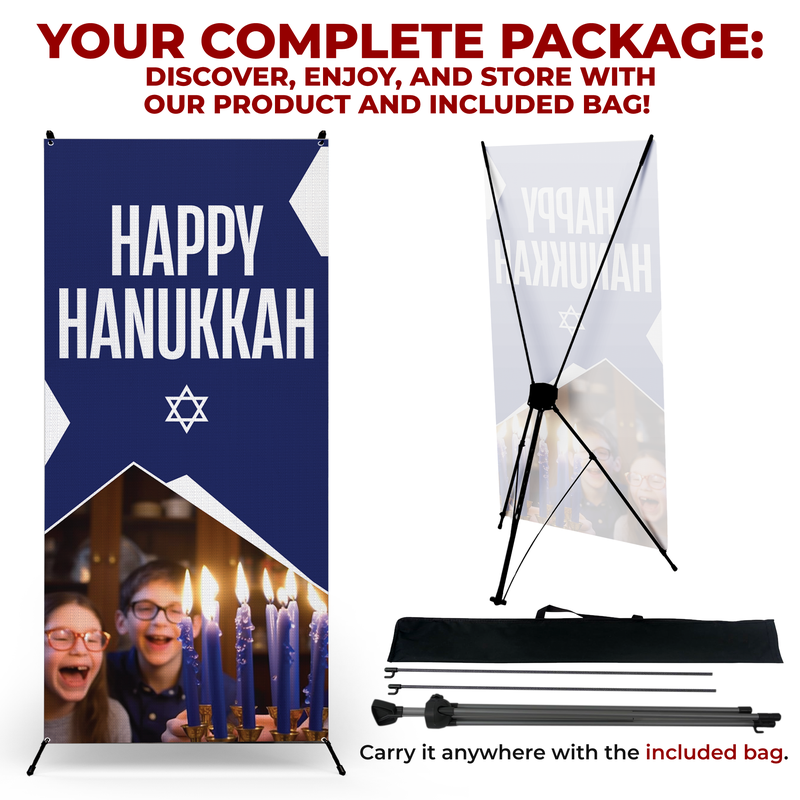 HAPPY HANUKKAH X-BANNER