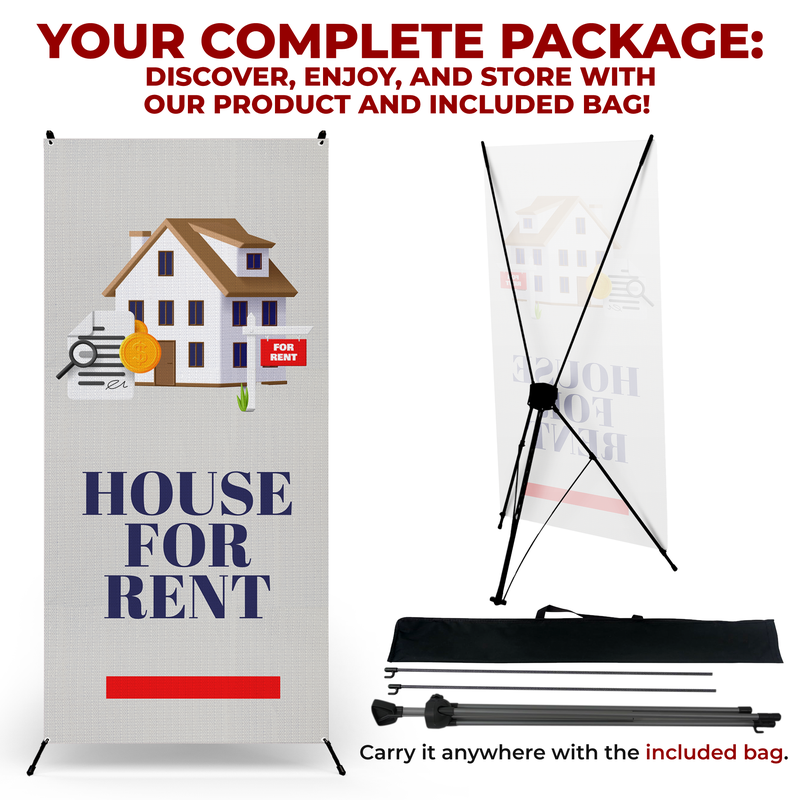 For Rent Banner Home HOUSE FOR RENT X-BANNER – Signtextile