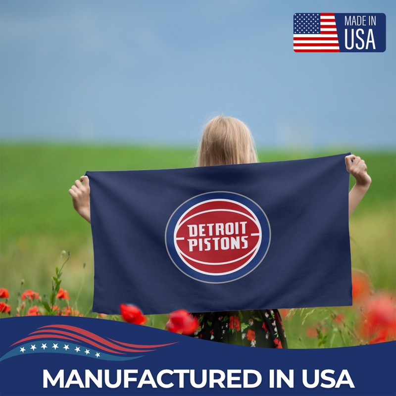 DETROIT PISTONS FLAG