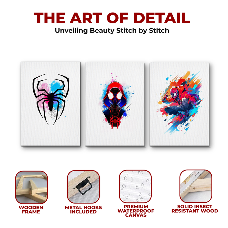 SPIDERMAN WALL ART CANVAS DECOR