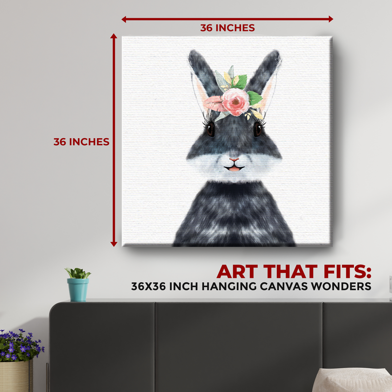MS. BUNNY/ RABBIT DECOR CANVAS