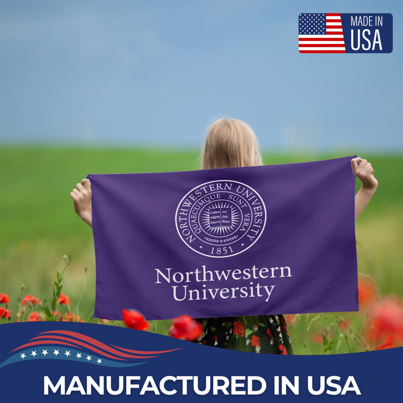 NORTHWESTERN UNIVERSITY FLAG