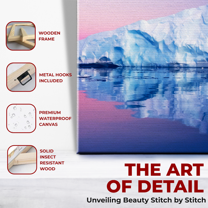 GLACIER WALL CANVAS DECOR