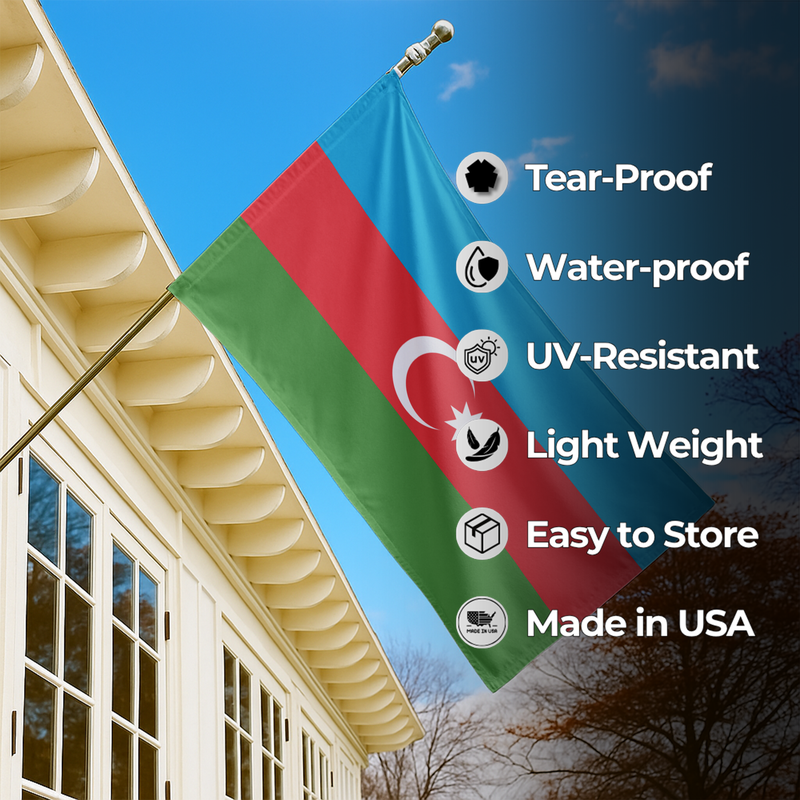 AZERBAIJAN FLAG