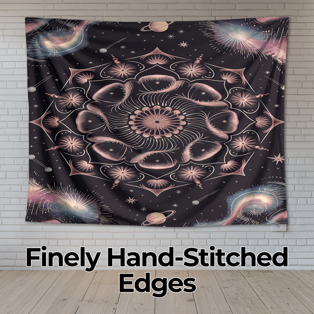 MIDNIGHT MANDALA TAPESTRY
