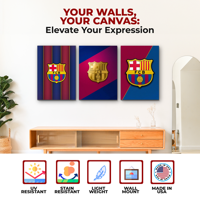 BARCELONA FC WALL CANVAS