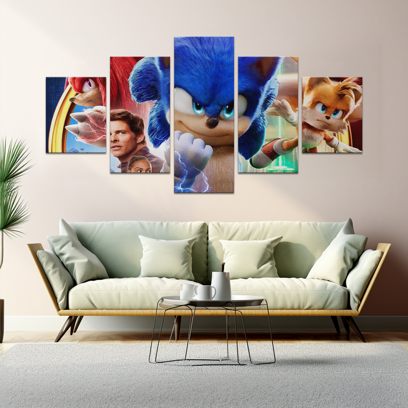 SONIC THE MOVIE WALL CANVAS