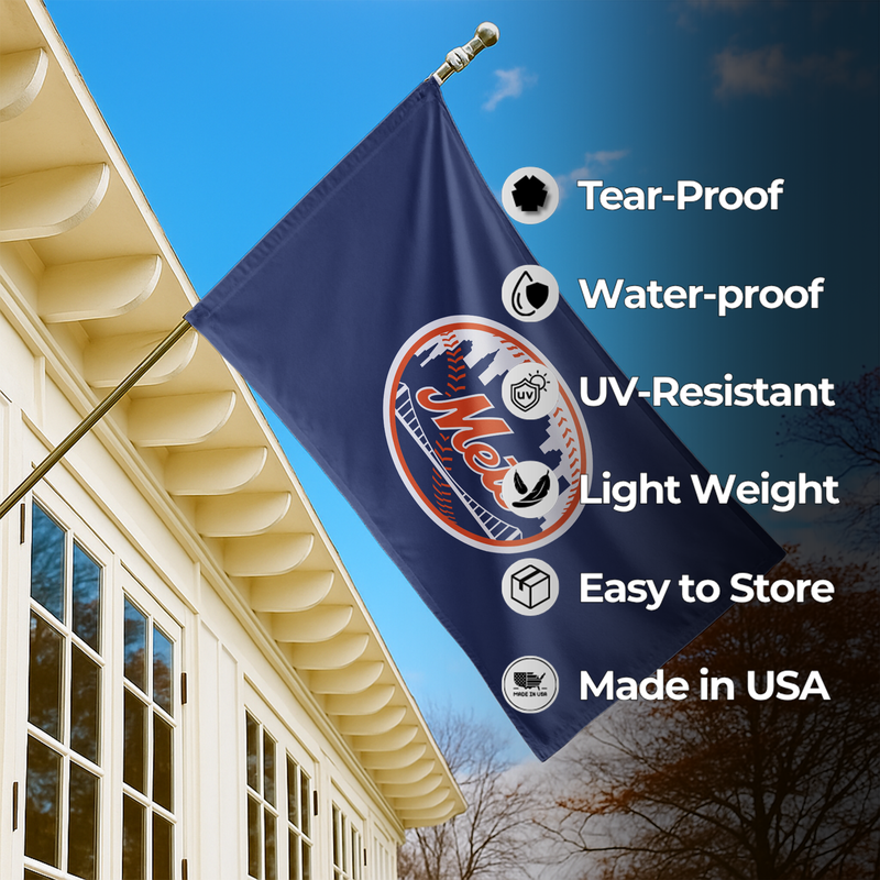 NEW YORK METS FLAG