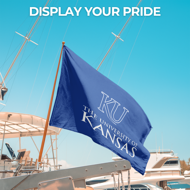 KANSAS UNIVERSITY FLAG