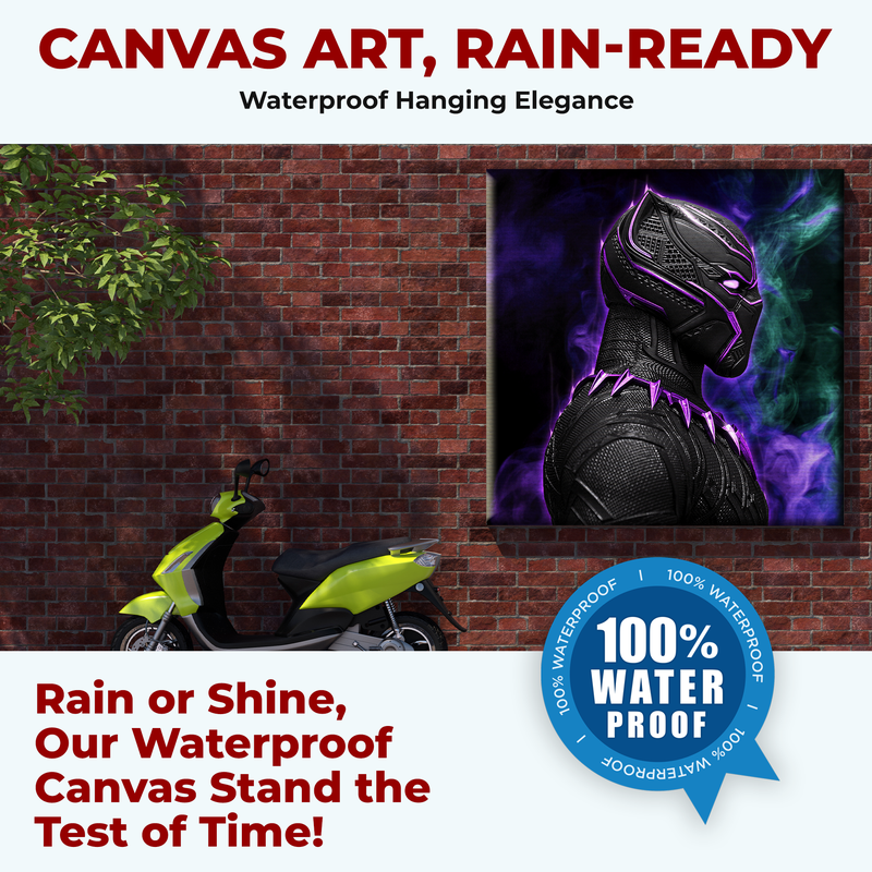 BLACK PANTHER WALL CANVAS DECOR
