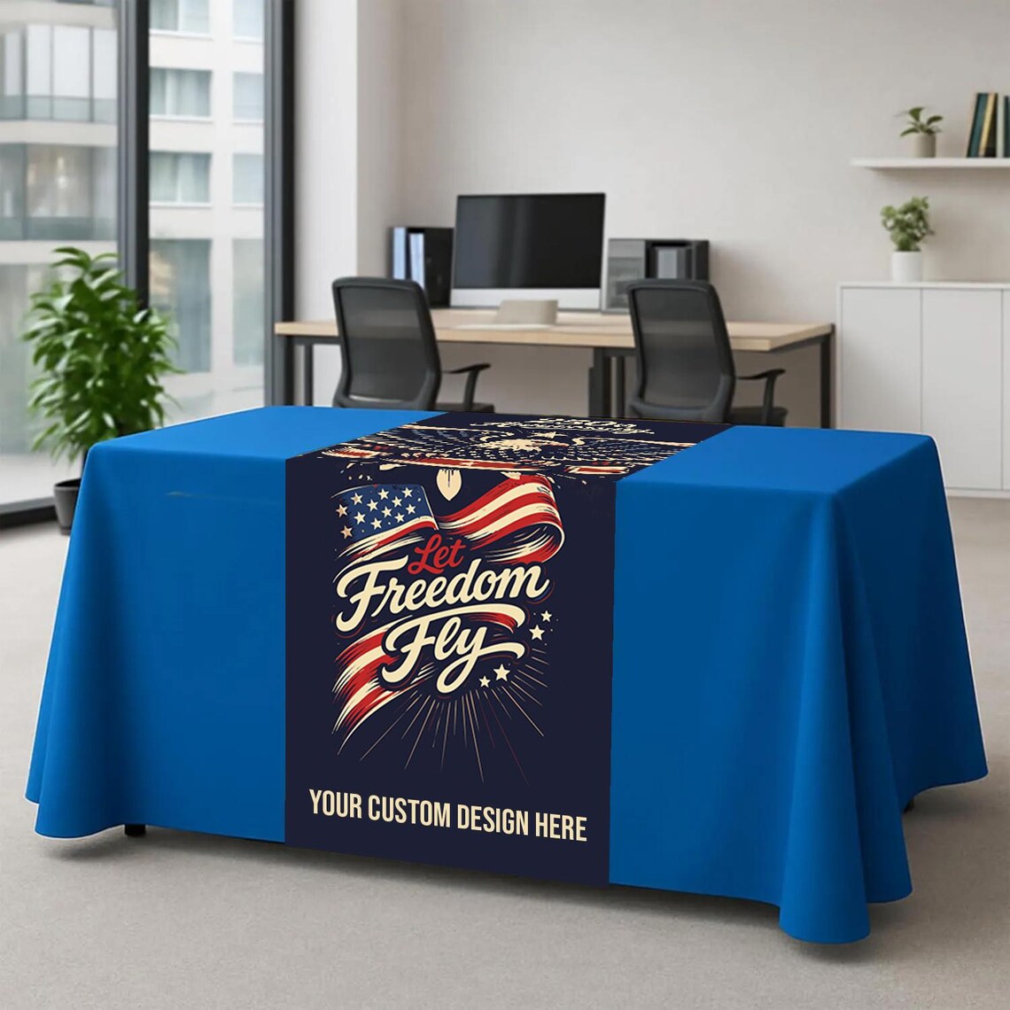 Custom 250th 4th of July Table Runner