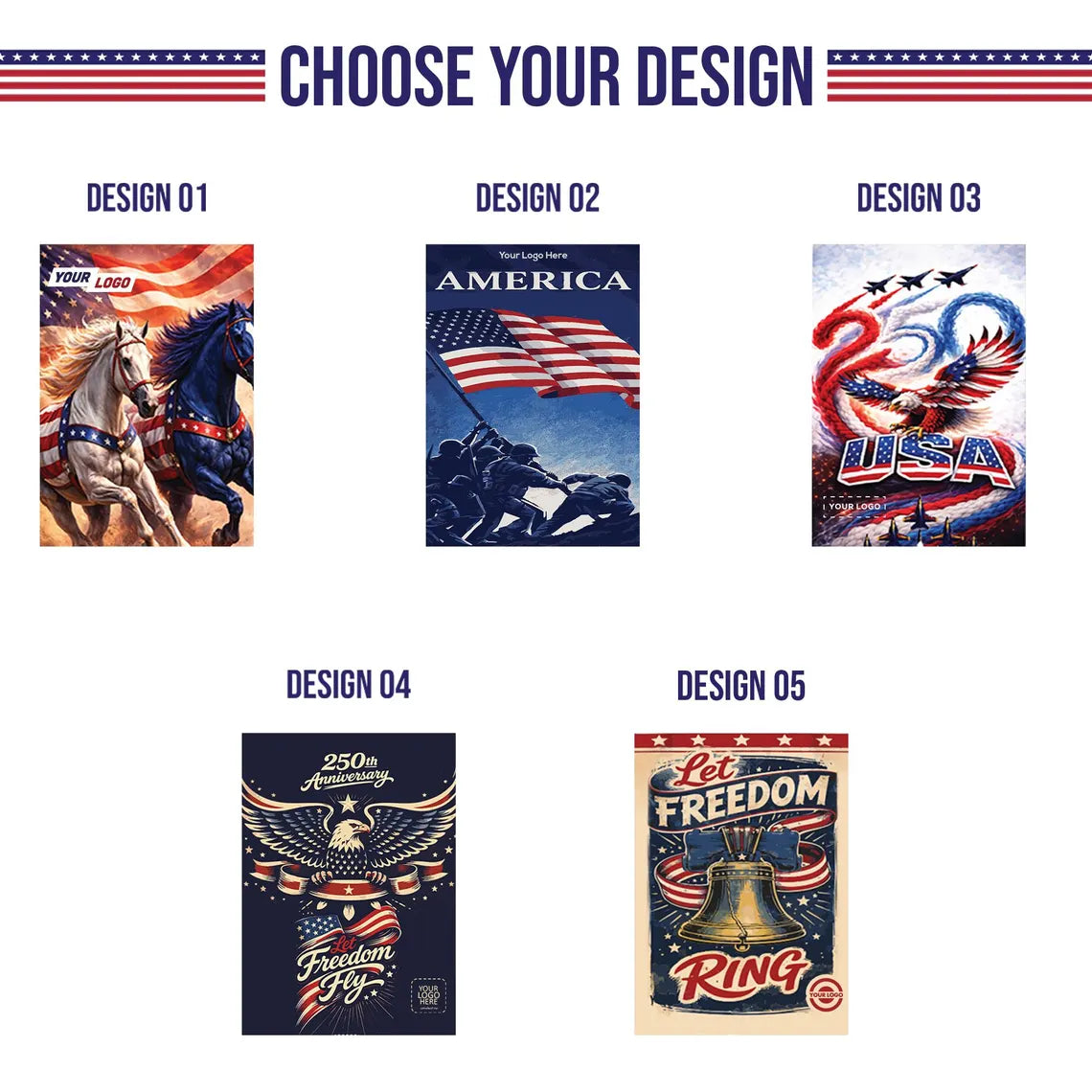 Pre Design 250th 4th of July A-Frame Sign