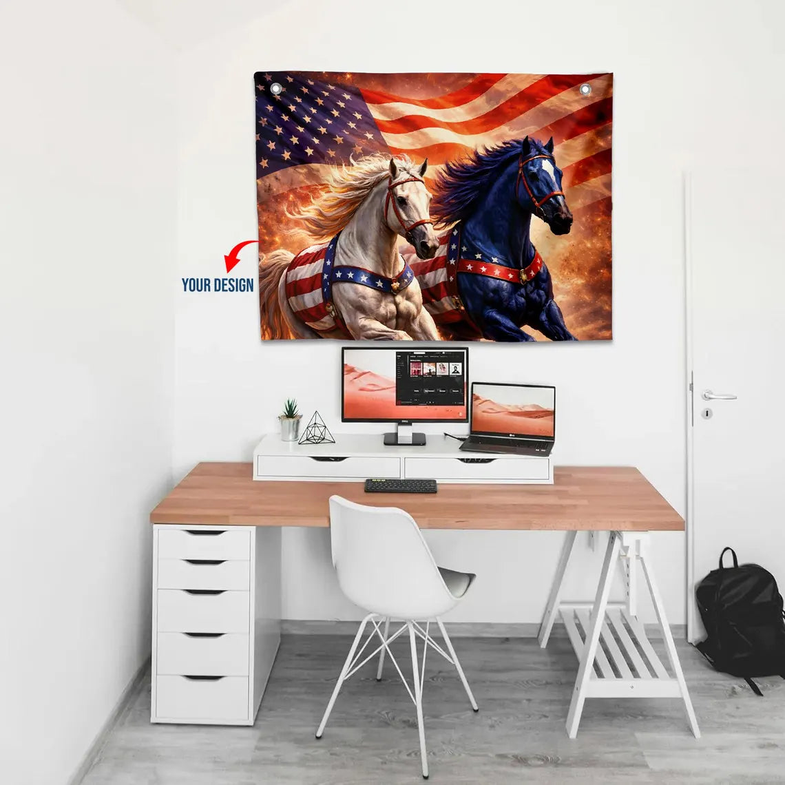Custom America 250th 4th of July Wall Tapestry