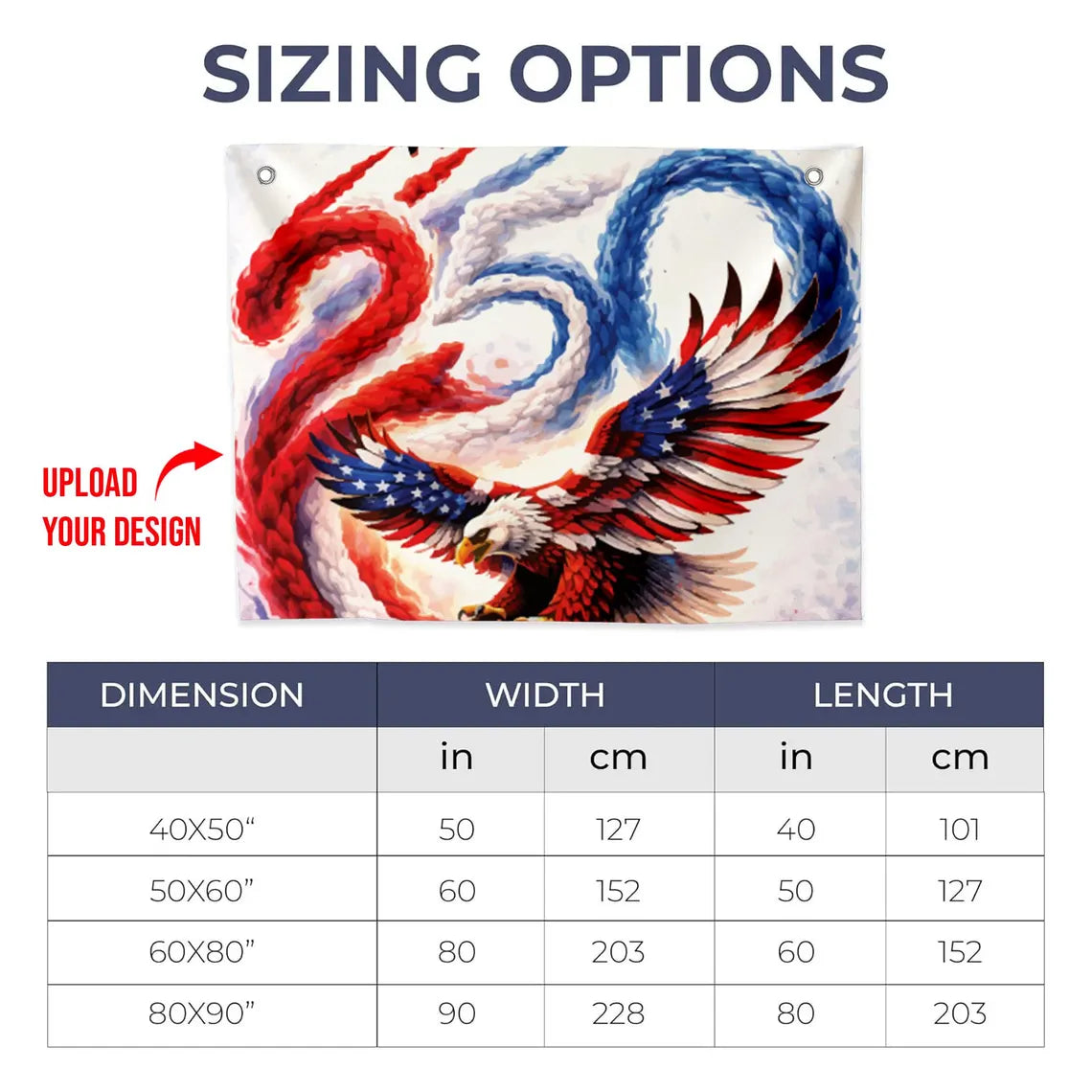 Custom America 250th 4th of July Wall Tapestry