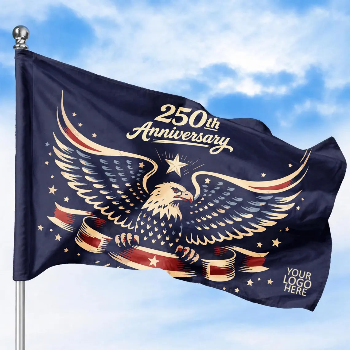 Pre Design 250th 4th of July Flag