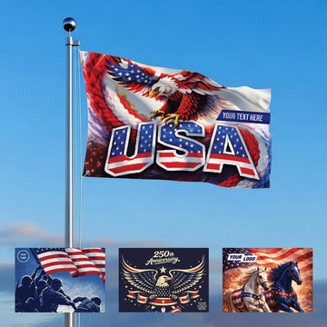 Pre Design 250th 4th of July Flag
