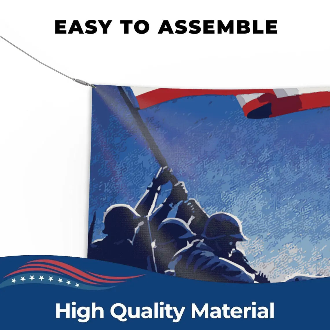 250th 4th of July Pre Design Large Party Banner