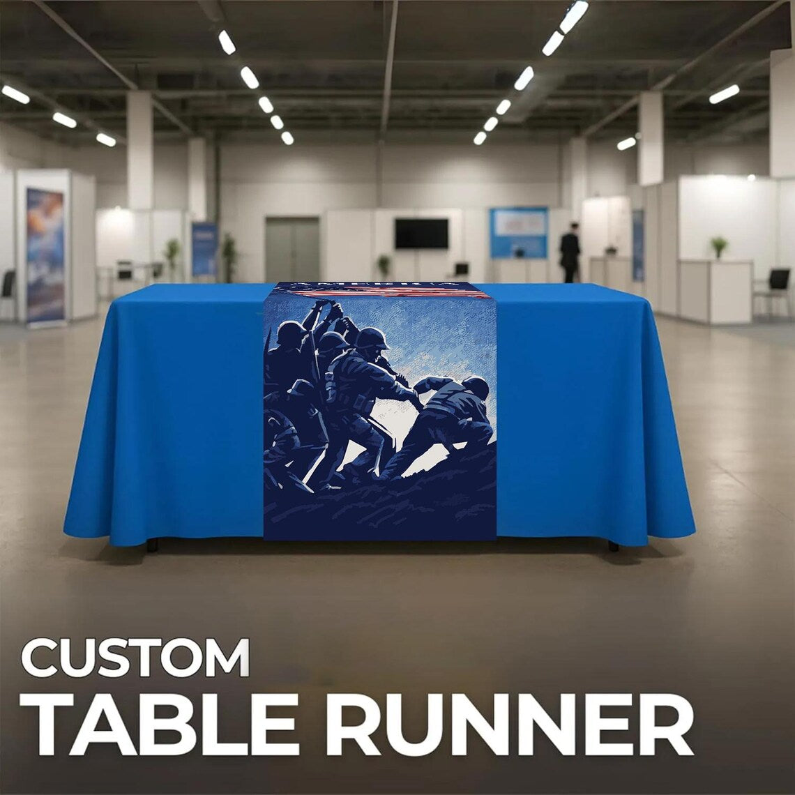 Custom 250th 4th of July Table Runner