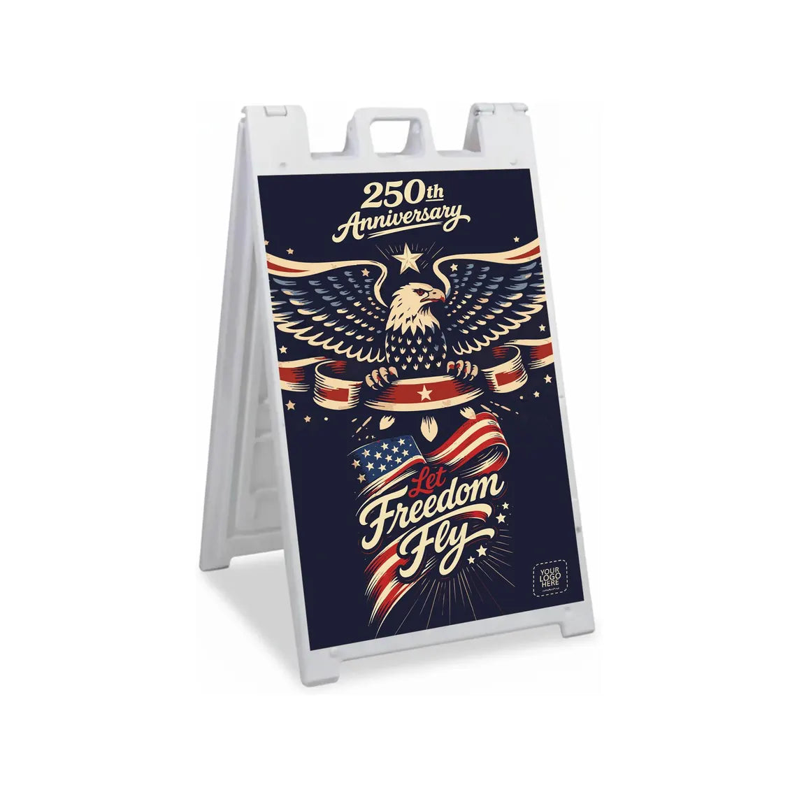 Pre Design 250th 4th of July A-Frame Sign