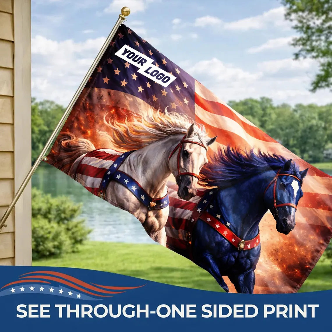 Pre Design 250th 4th of July Flag