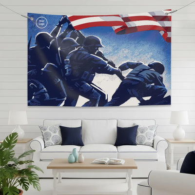 250th 4th of July Pre Design Large Party Banner