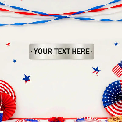 Custom 250th 4th of July Metal Plate Sign