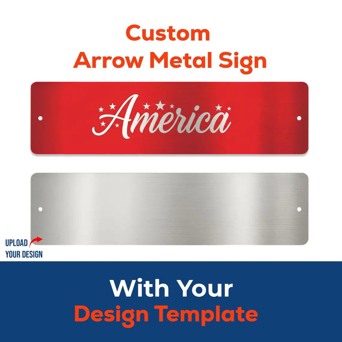 Custom 250th 4th of July Metal Plate Sign