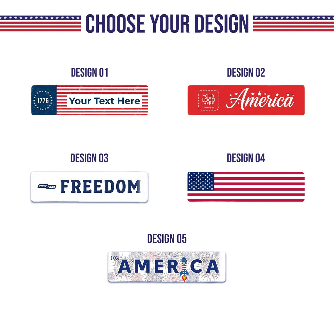 Per Design 250th 4th of July Metal Plate Sign