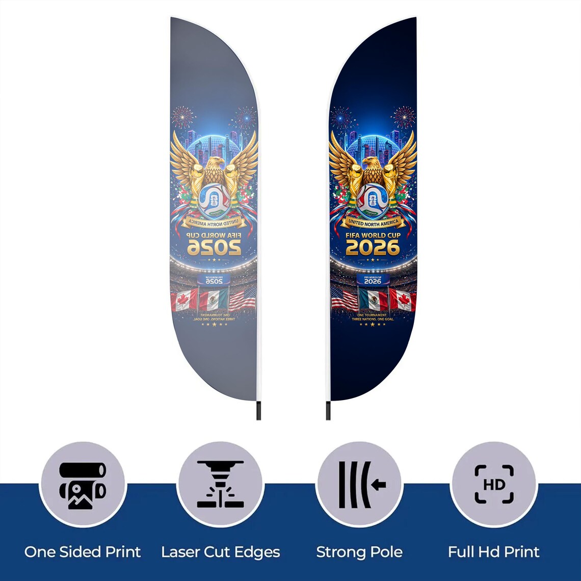 Custom FIFA World Cup Feather Flag