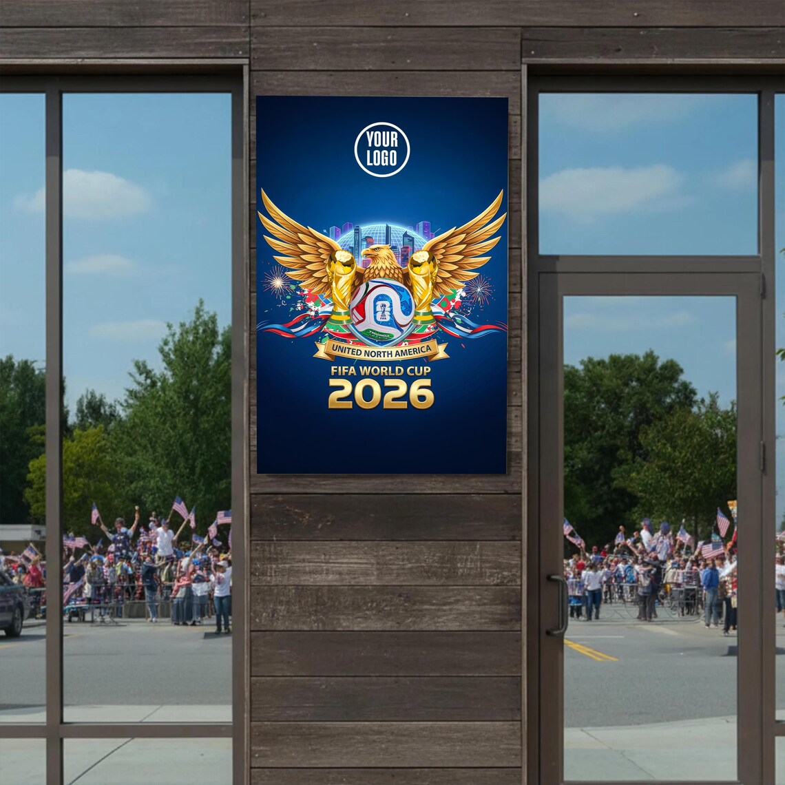 Pre Design FIFA World Cup 2026 Outdoor Metal Poster