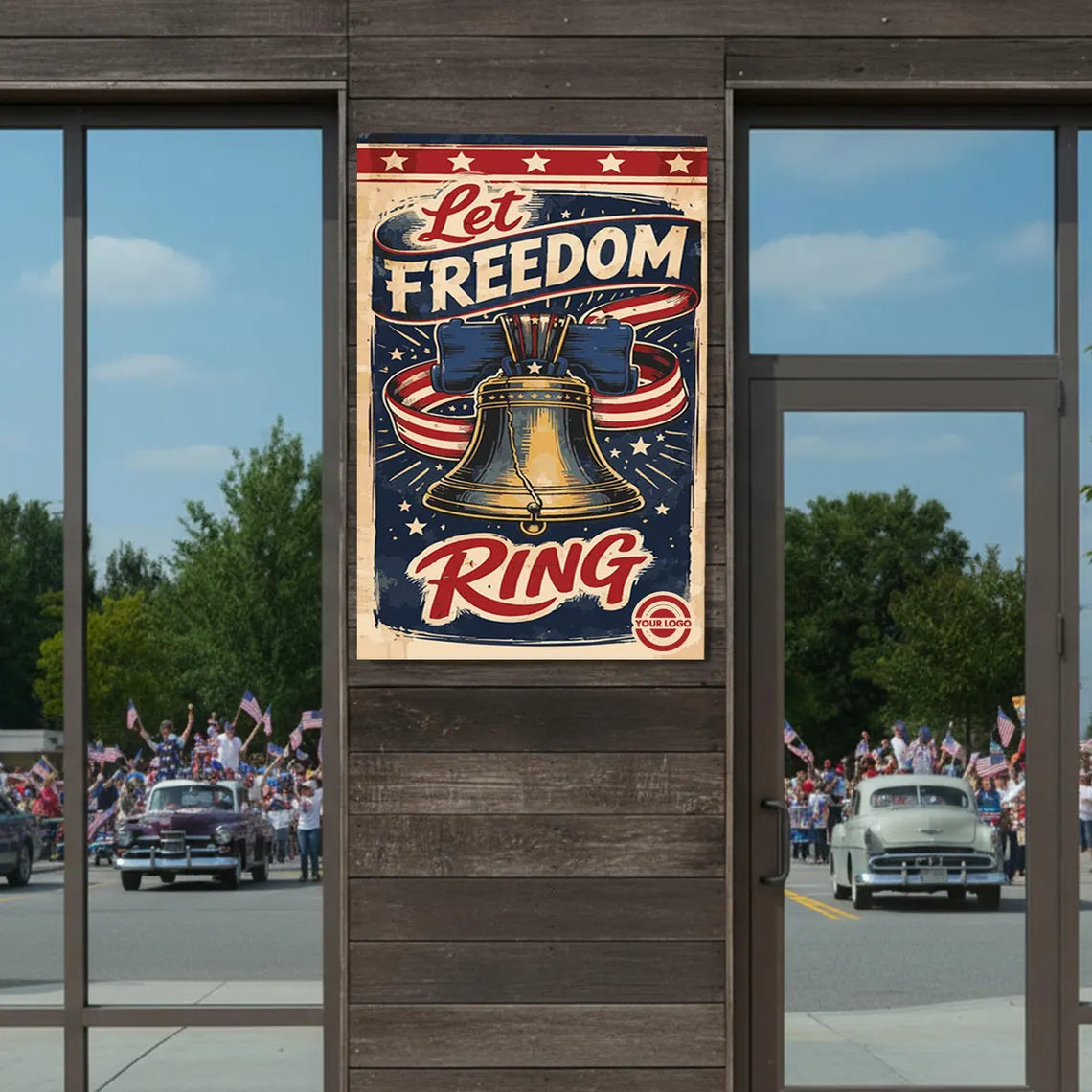 Per Design 250th 4th of July Outdoor Metal Poster