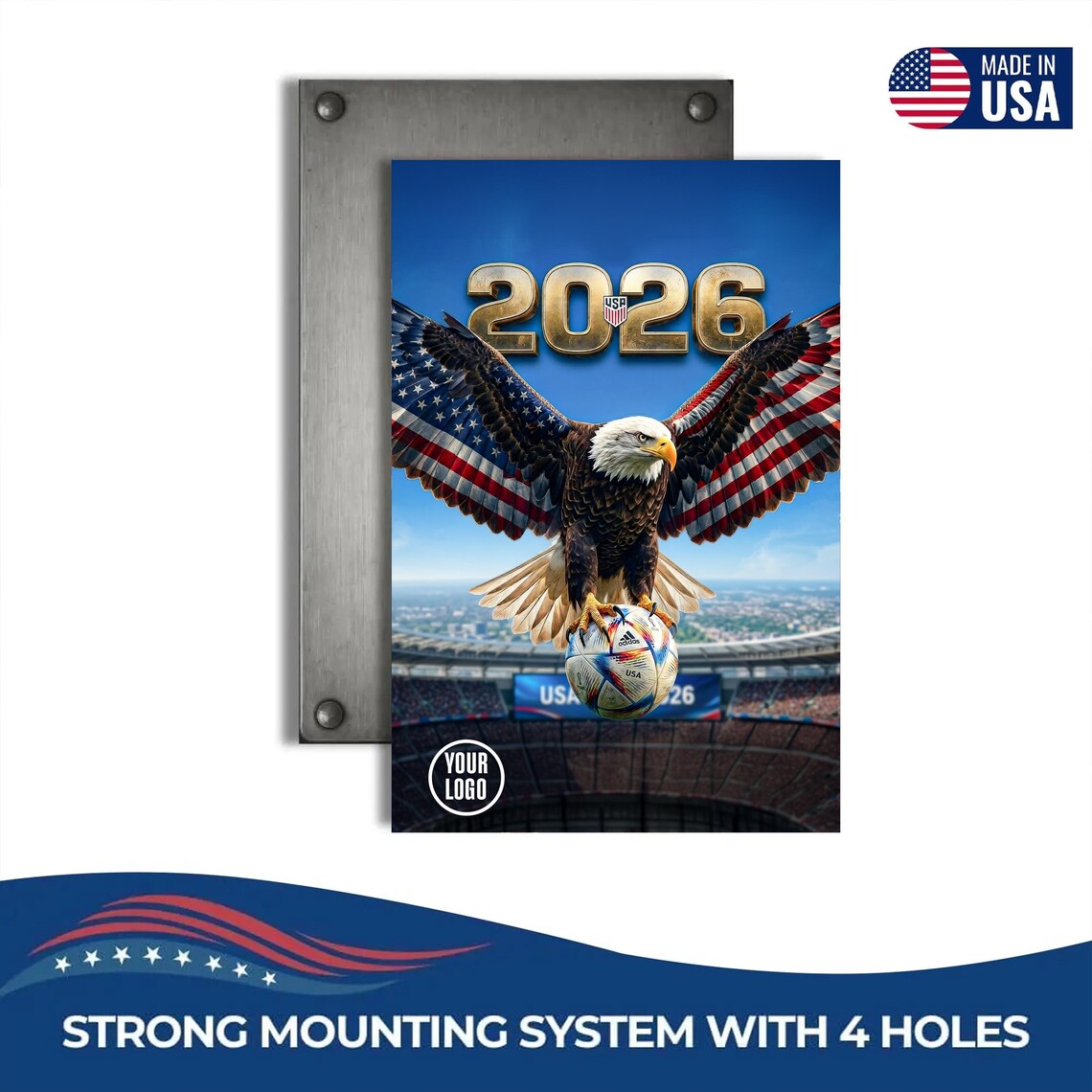 Pre Design FIFA World Cup 2026 Outdoor Metal Poster