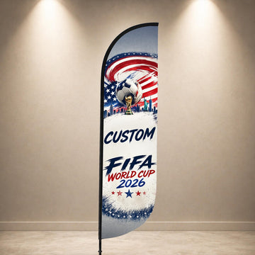 Custom FIFA World Cup Feather Flag