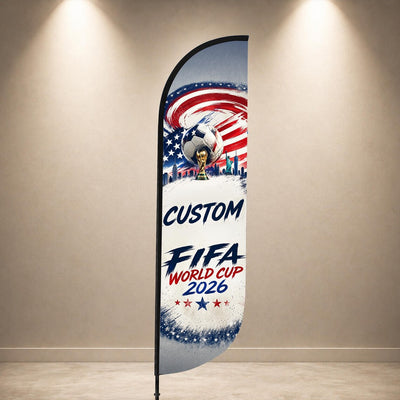 Custom FIFA World Cup Feather Flag