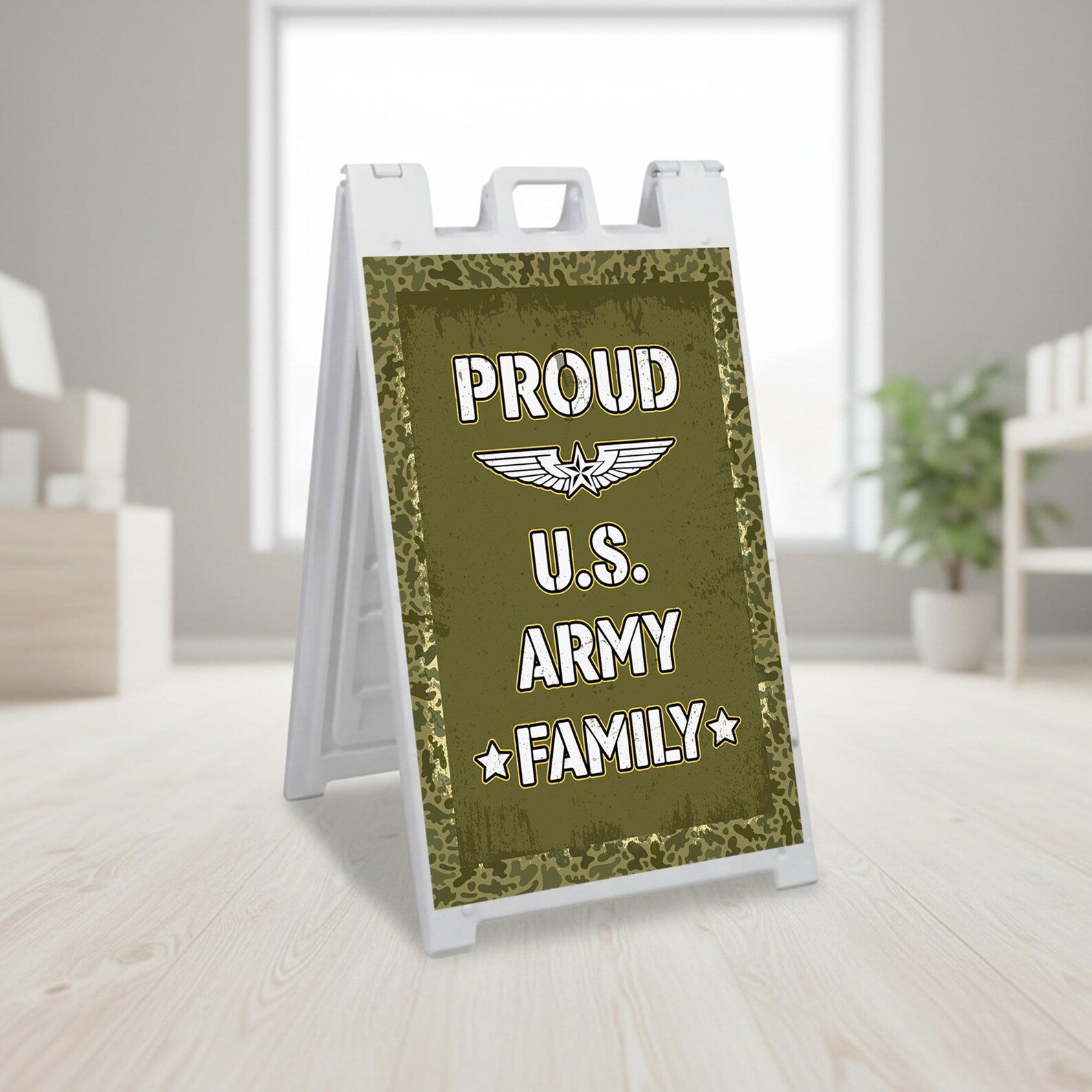 Proud Army Family Military Yard A frame Insert