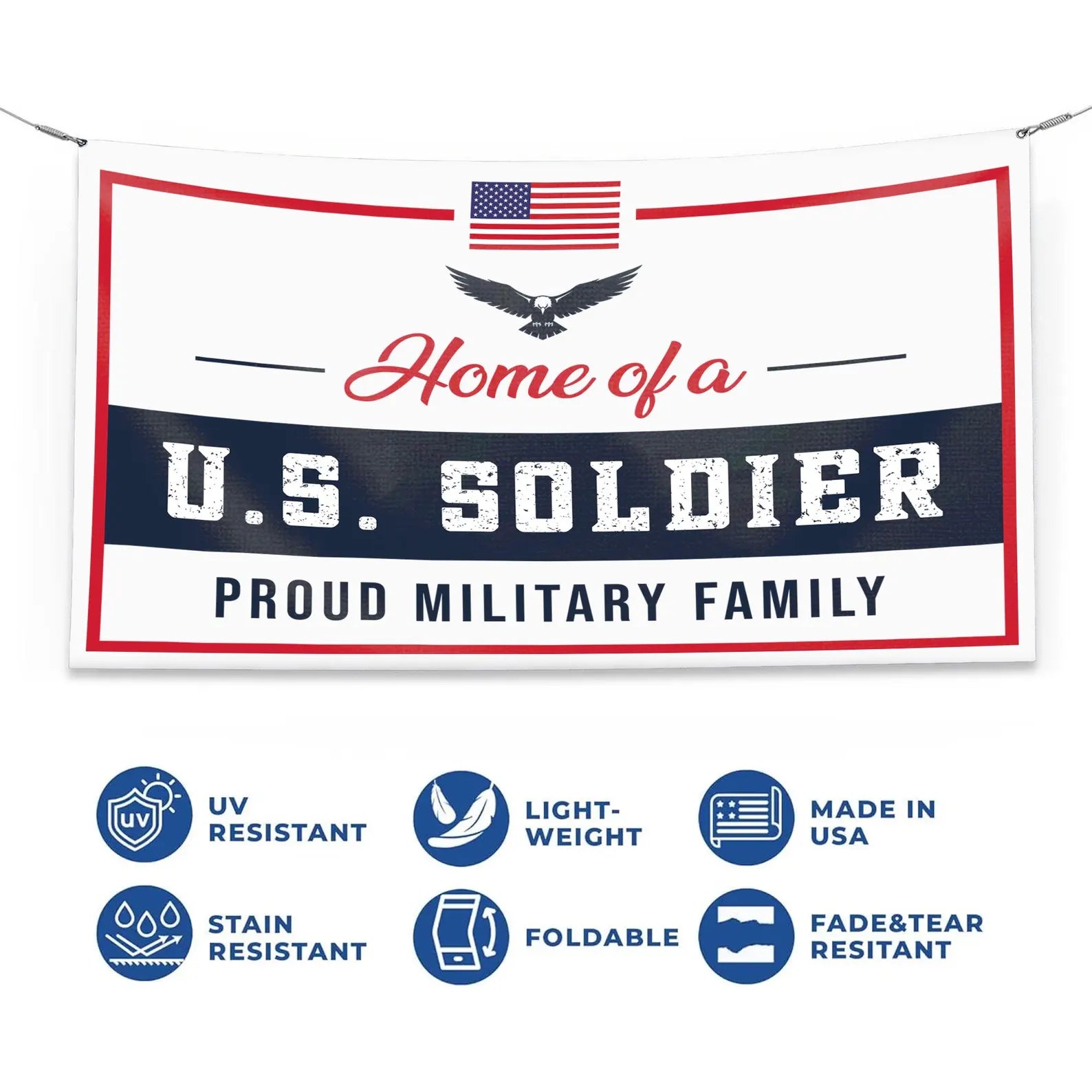 Home of a U.S. Soldier Large Party Banner