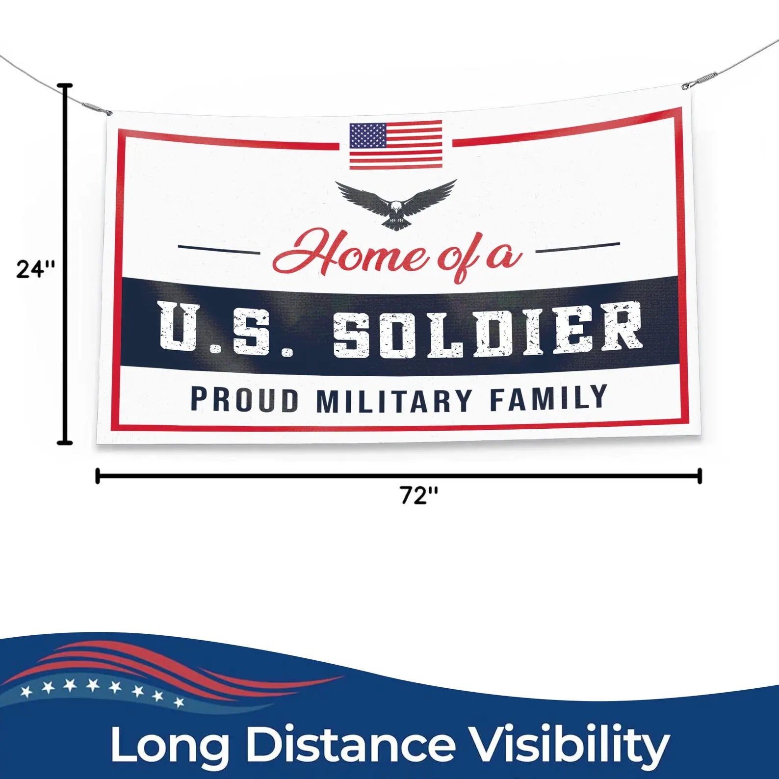 Home of a U.S. Soldier Large Party Banner