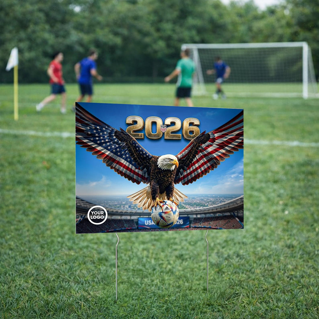 Pre Design FIFA World Cup Yard Sign with Stakes