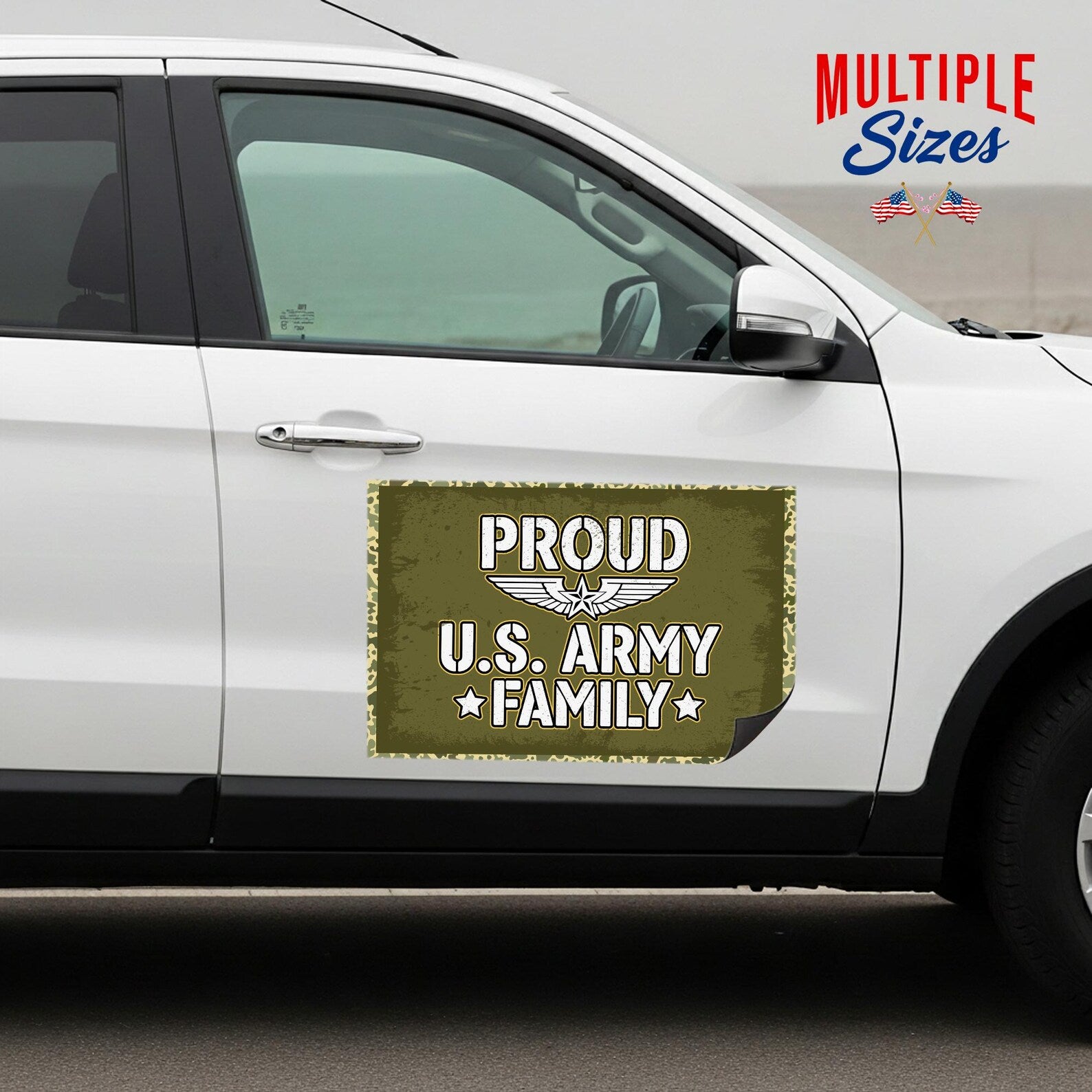 Proud Army Family Car Magnet Sign