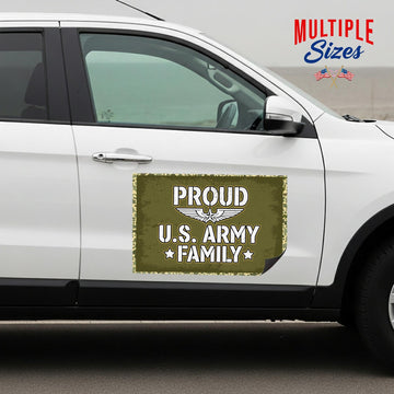 Proud Army Family Car Magnet Sign