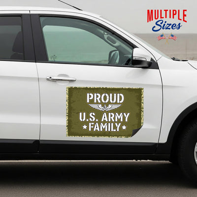 Proud Army Family Car Magnet Sign