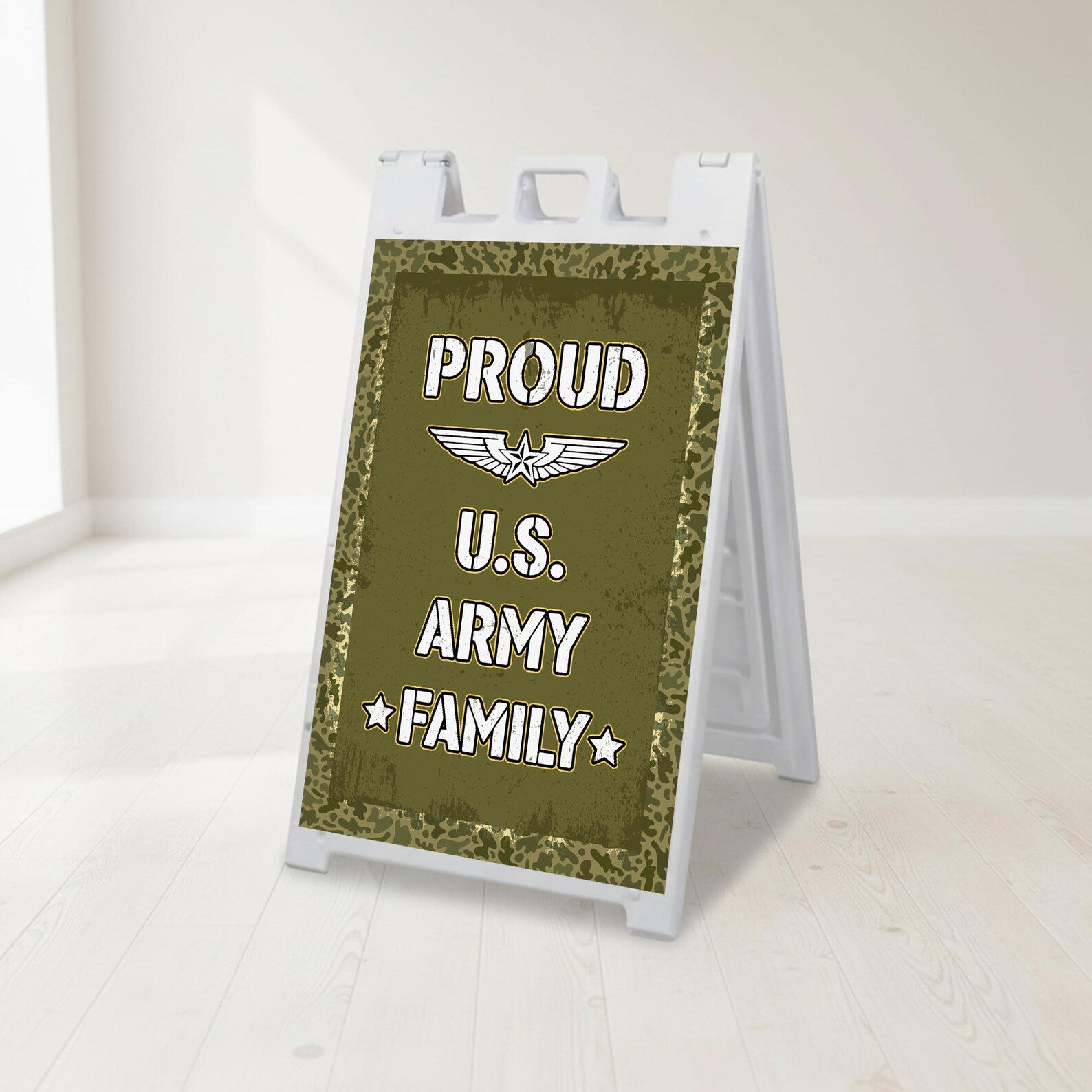 Proud Army Family Military Yard A frame Insert