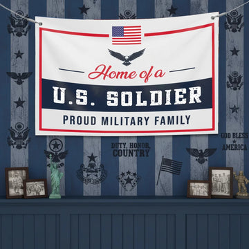 Home of a U.S. Soldier Large Party Banner