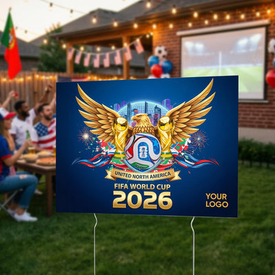 Pre Design FIFA World Cup Yard Sign with Stakes