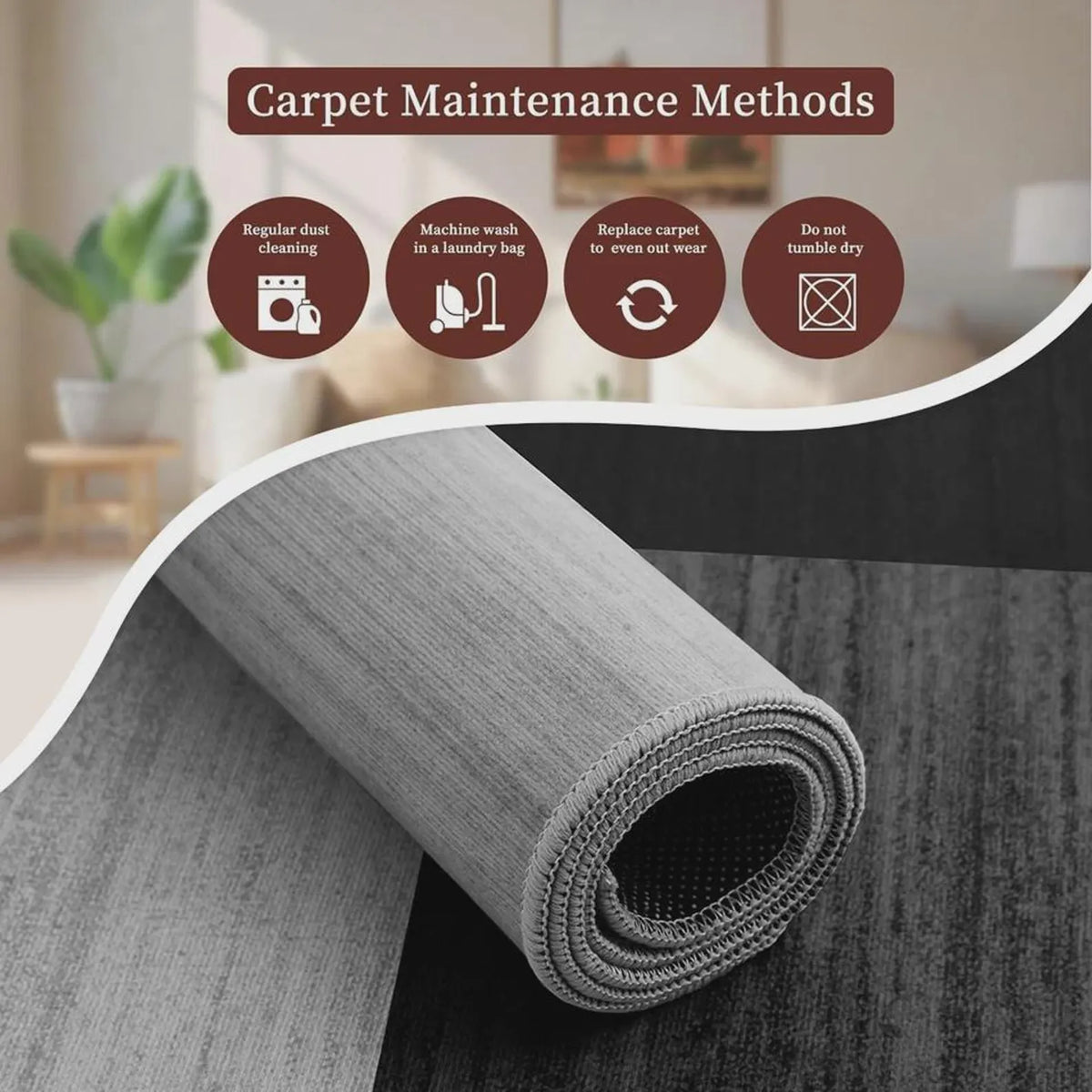 Modern Geometric Area Rug Abstract Carpet with Non Slip Backing Large Contemporary Rug for Living Room Bedroom Office Home Decor